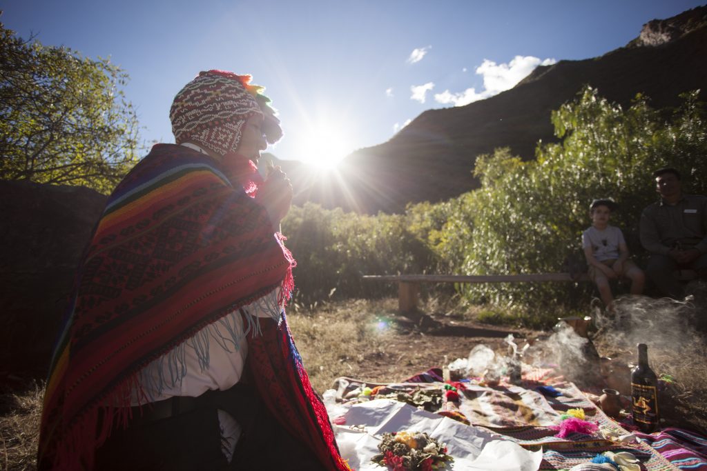 Chicha de Jora is still used in traditional ceremonies all over Peru