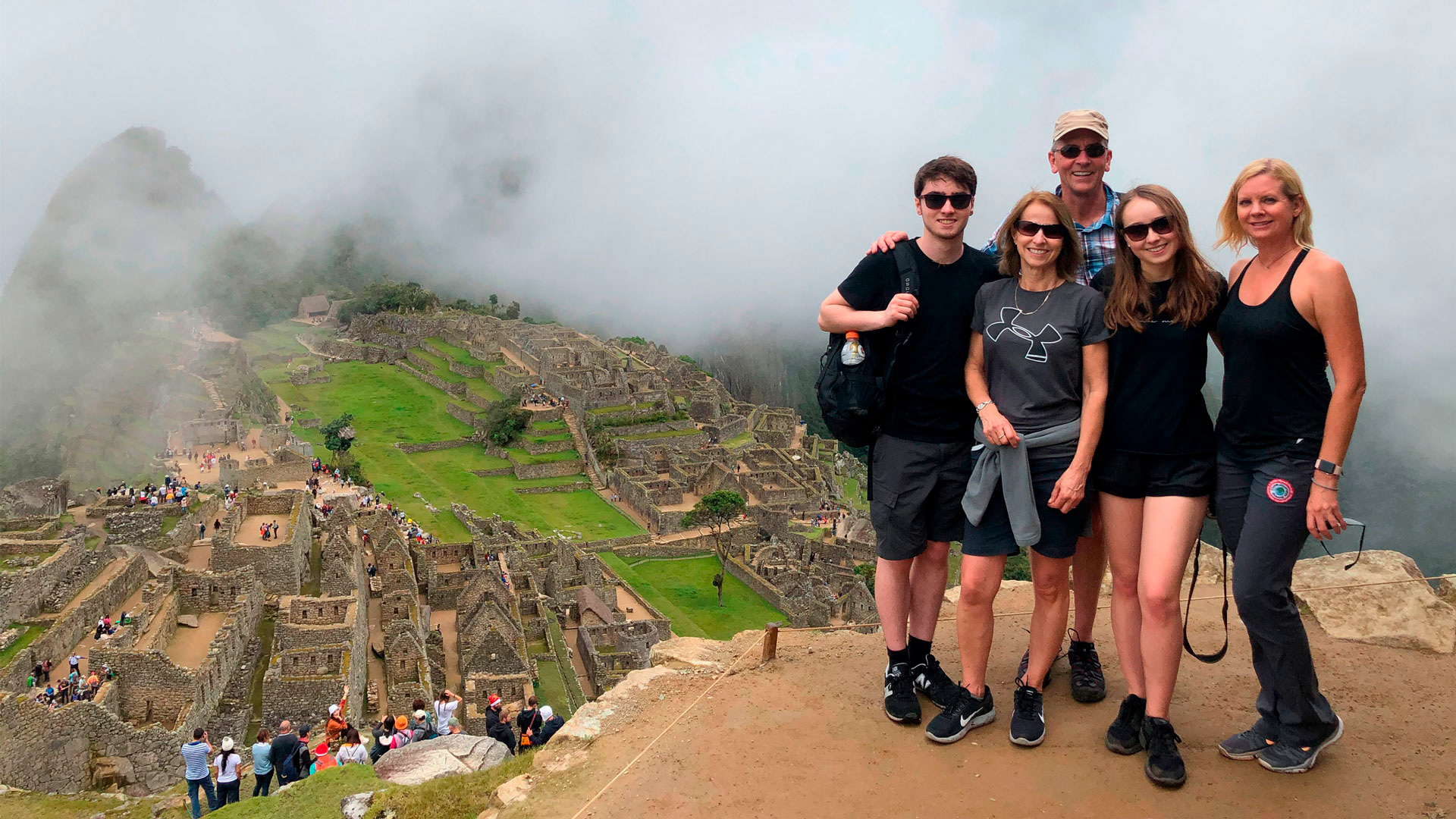 Peter Wilson and family explore Machu Picchu in the cloud