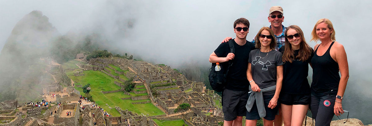 Peter and Family explore Machu Picchu