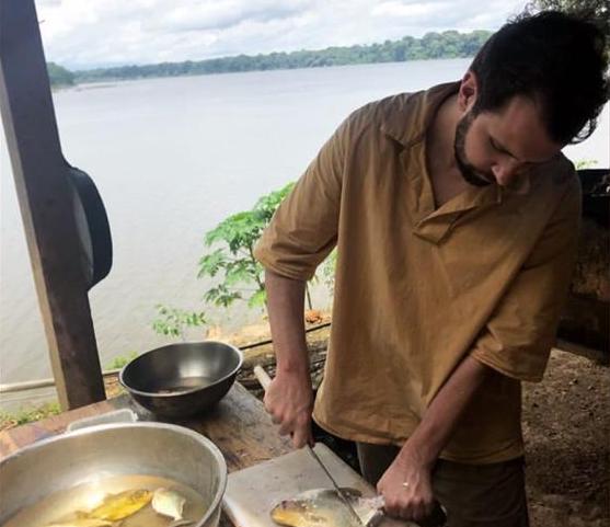 During his visit Michelin-star chef Merlin Labron Johnson joined Inkaterra Explorer Guides to experience fishing in the Madre de Dios River.