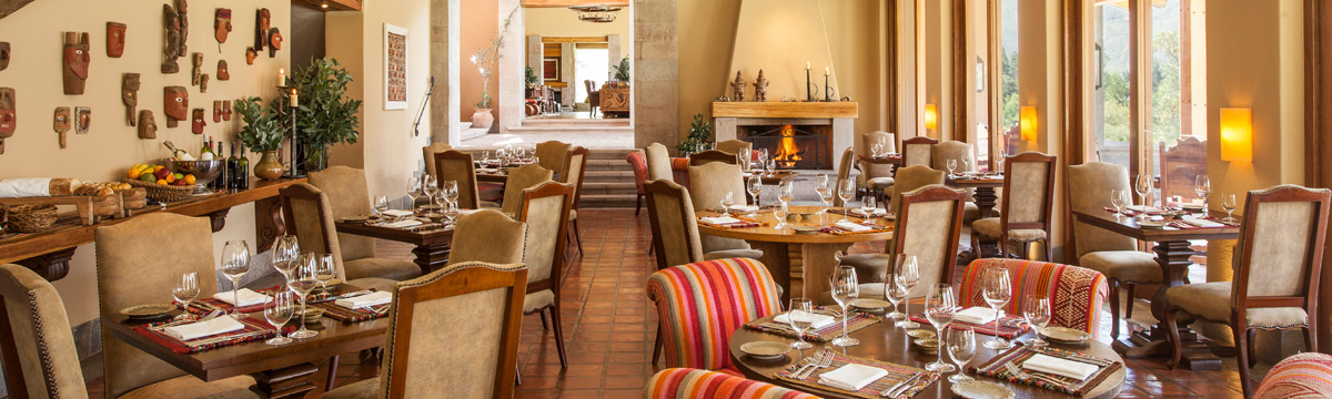 Comedor Principal & Bar - Hacienda Urubamba
