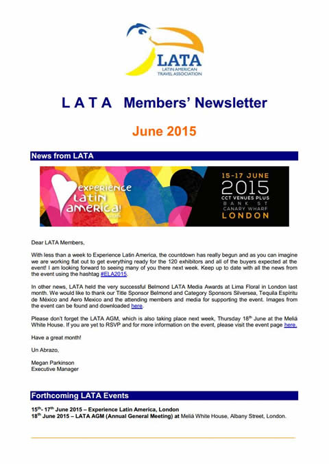 Lata Newsletter