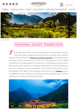 Blog Inkaterra