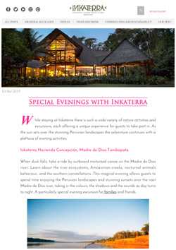 Blog Inkaterra