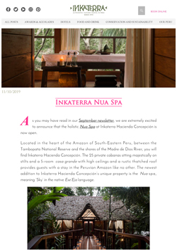 Blog Inkaterra