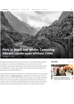 Peru in Black and White