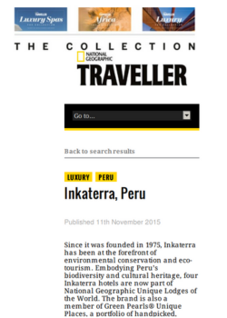 National Geographic Traveller – UK