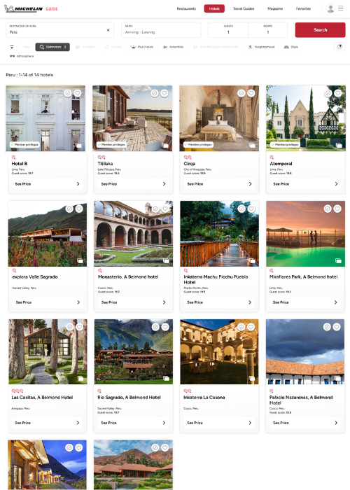 MICHELIN GUIDE  – EDITION PERU – 10.25