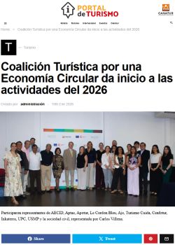 Coalición Turística por una Economía Circular da inicio a las actividades del 2026