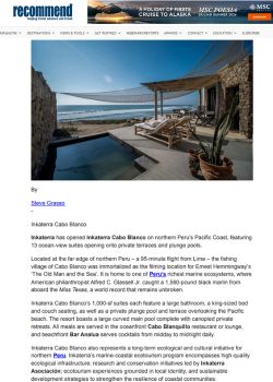 Inkaterra Opens Luxury Retreat in Peru