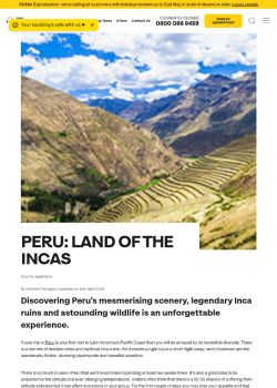 ABR 26 – Peru Exploring the Land of the Incas – Travel Kuoni