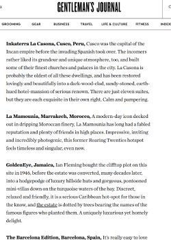 50 Hotels Every Man Should Stay At Before He Dies