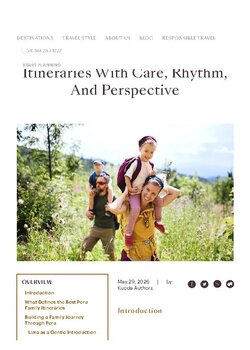 DESIGNING THE BEST PERU FAMILY ITINERARIES WITH CARE, RHYTHM, AND PERSPECTIVE