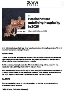 HOTELS THAT ARE REDEFINING HOSPITALITY IN 2026