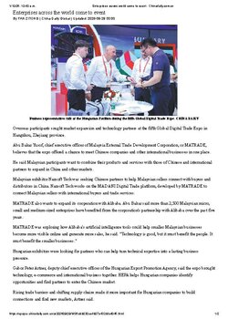 ENTERPRISES ACROSS THE WORLD COME TO EVENT